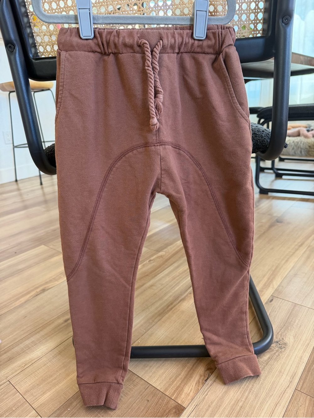 Rylee + Cru Rust Brown Jogger Pants